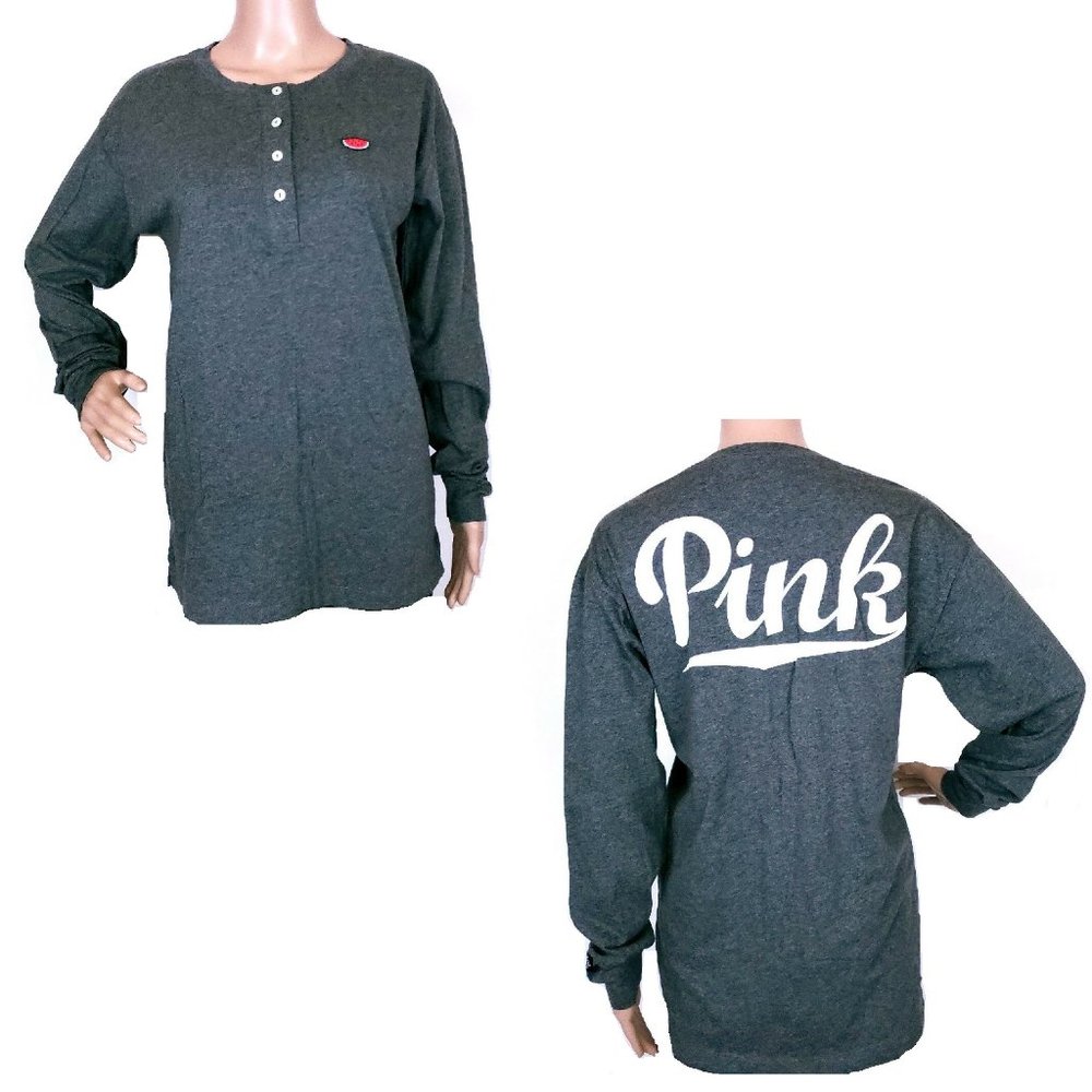 PINK Victoria's Secret Women Top Shirt Long Sleeves Size XS - NWT